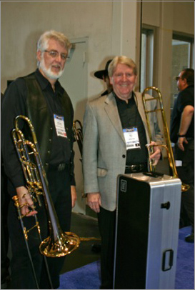 Bill Tole (right) with Michael McGuire of The TANK